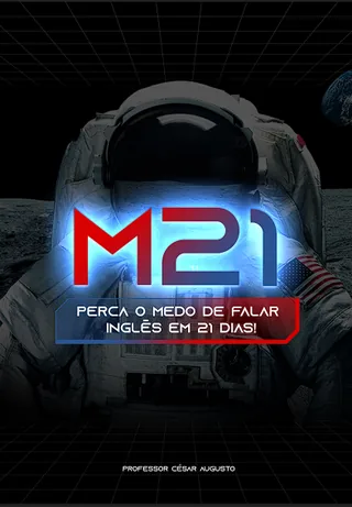 Capa do ebook Perca o Medo de Falar Inglês em 21 Dias